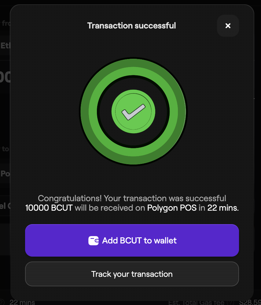 Token bridging